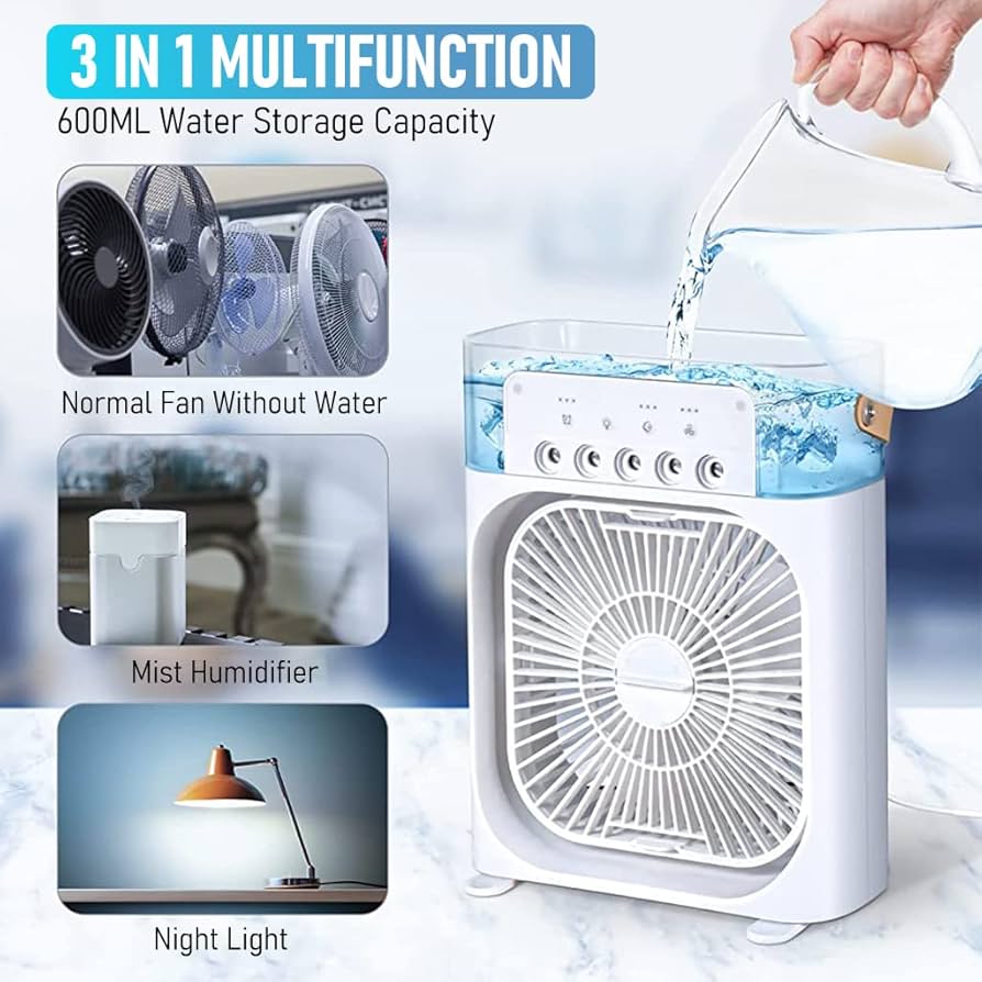 3-in-1 air conditioner - Cool, Refresh, Humidifier!