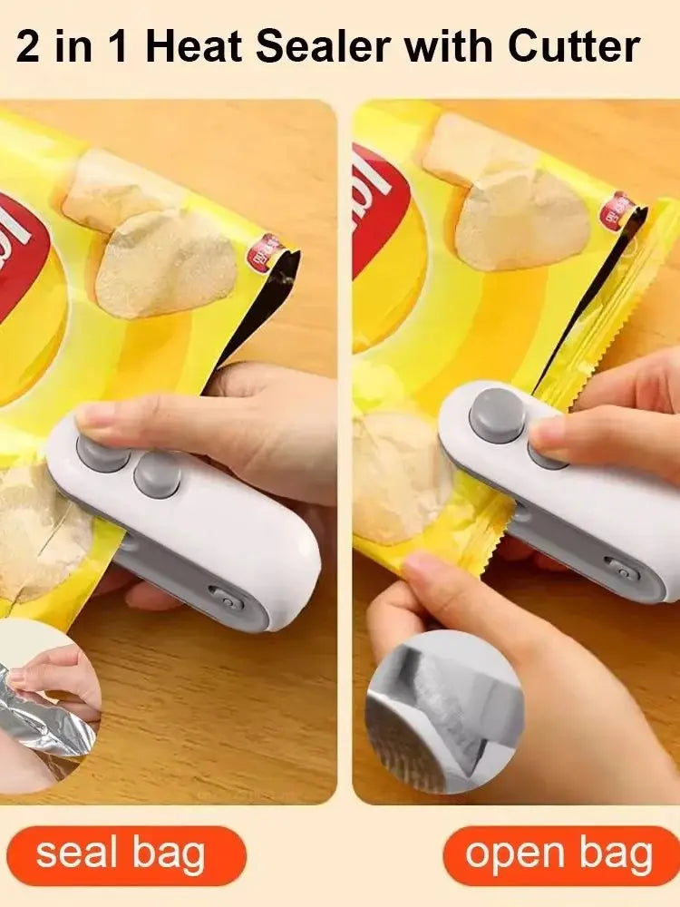 🔥 Portable mini sealer - your hero in the kitchen!