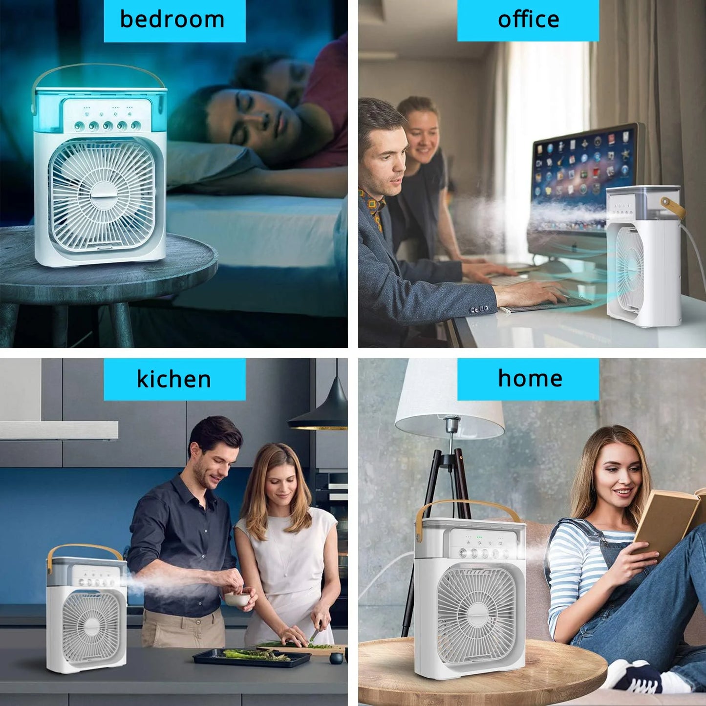 3-in-1 air conditioner - Cool, Refresh, Humidifier!