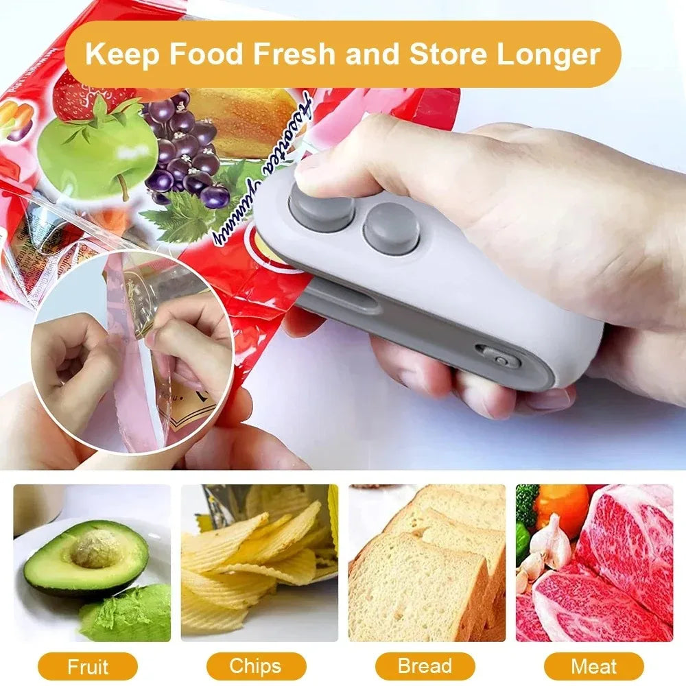 🔥 Portable mini sealer - your hero in the kitchen!