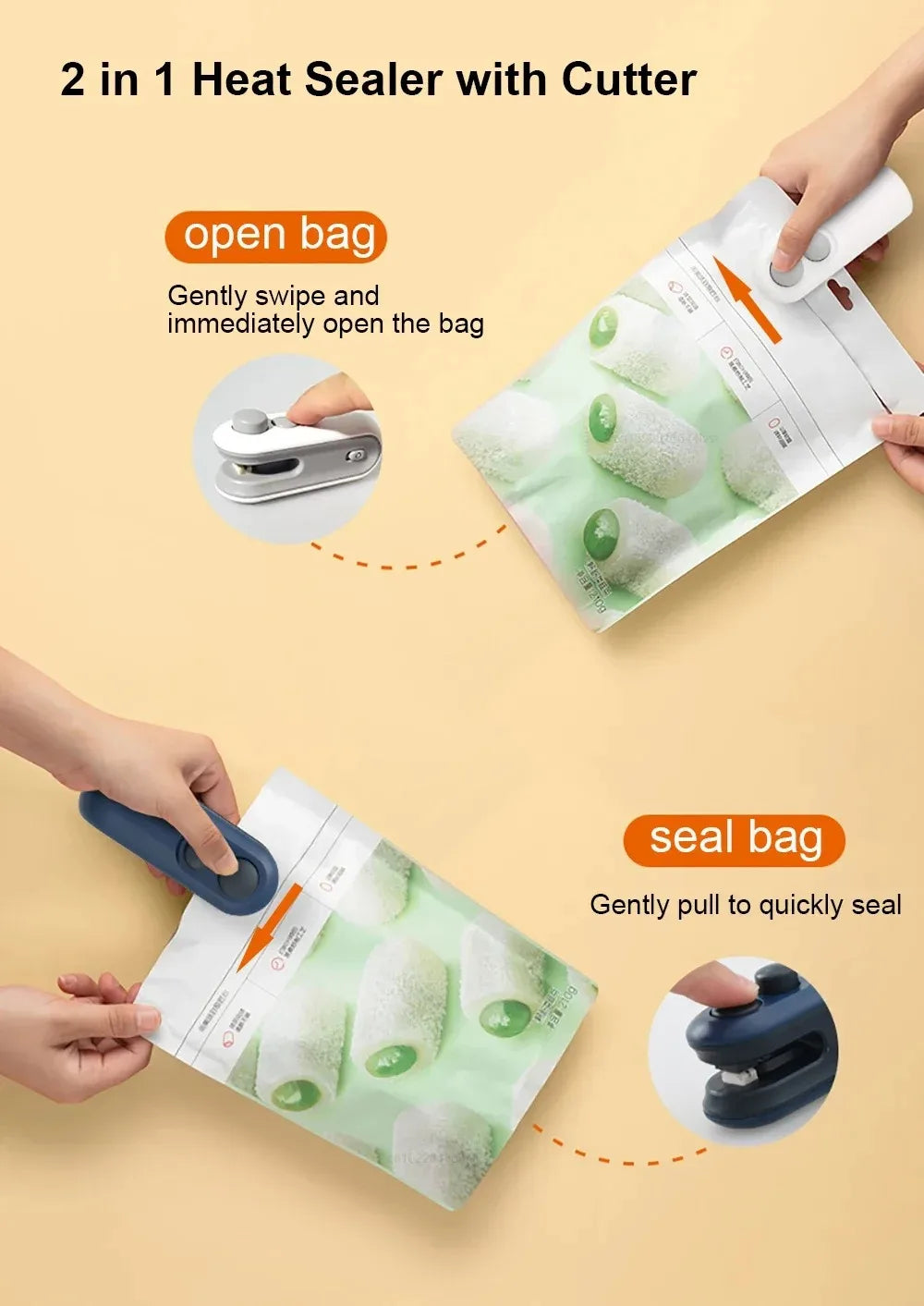 🔥 Portable mini sealer - your hero in the kitchen!