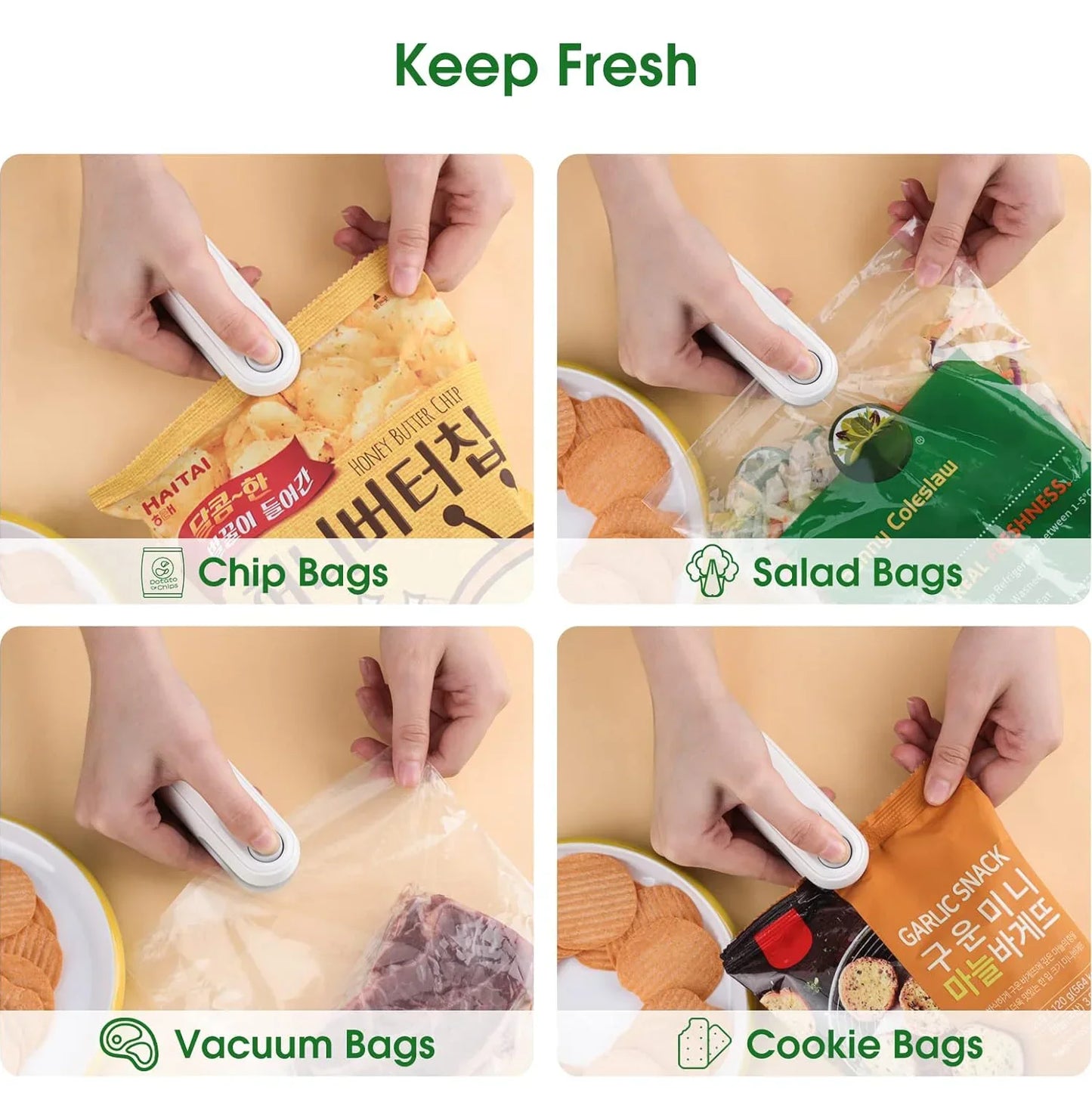 🔥 Portable mini sealer - your hero in the kitchen!