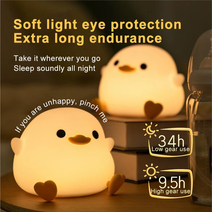 🦆 Duck Night Light – Smart night light for sweet dreams!