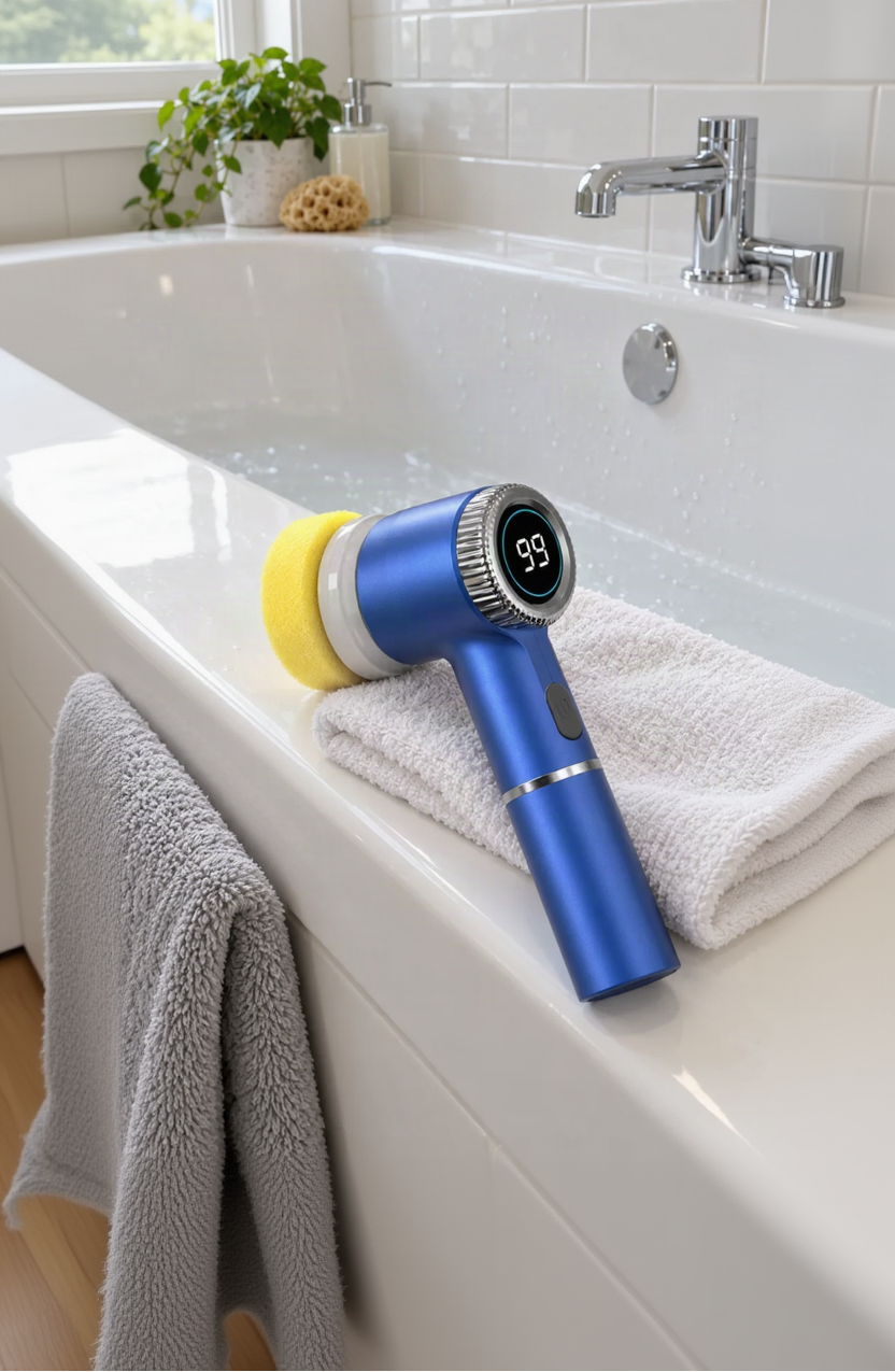 ✨ ELIER SpinClean — Brosse électrique sans fil 5-en-1