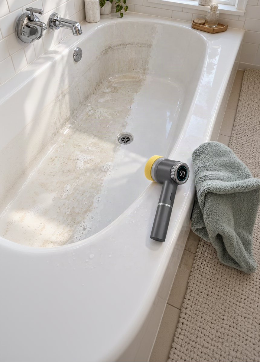 ✨ ELIER SpinClean — Brosse électrique sans fil 5-en-1