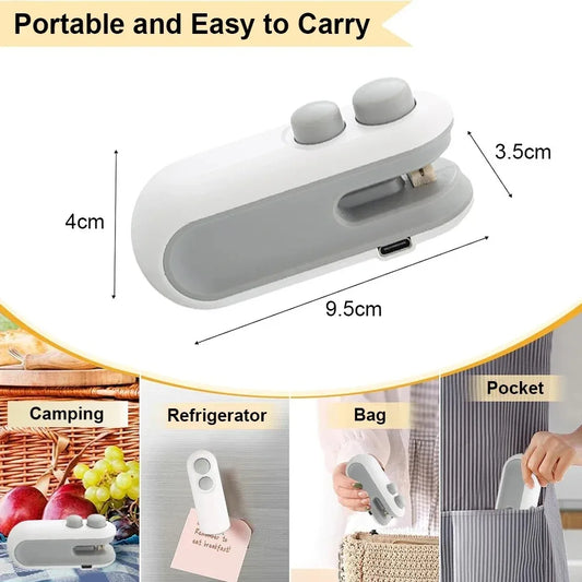 🔥 Portable mini sealer - your hero in the kitchen!