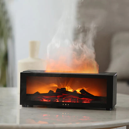 🔥 4 in 1 Cozy fireplace, air humidifier + night light