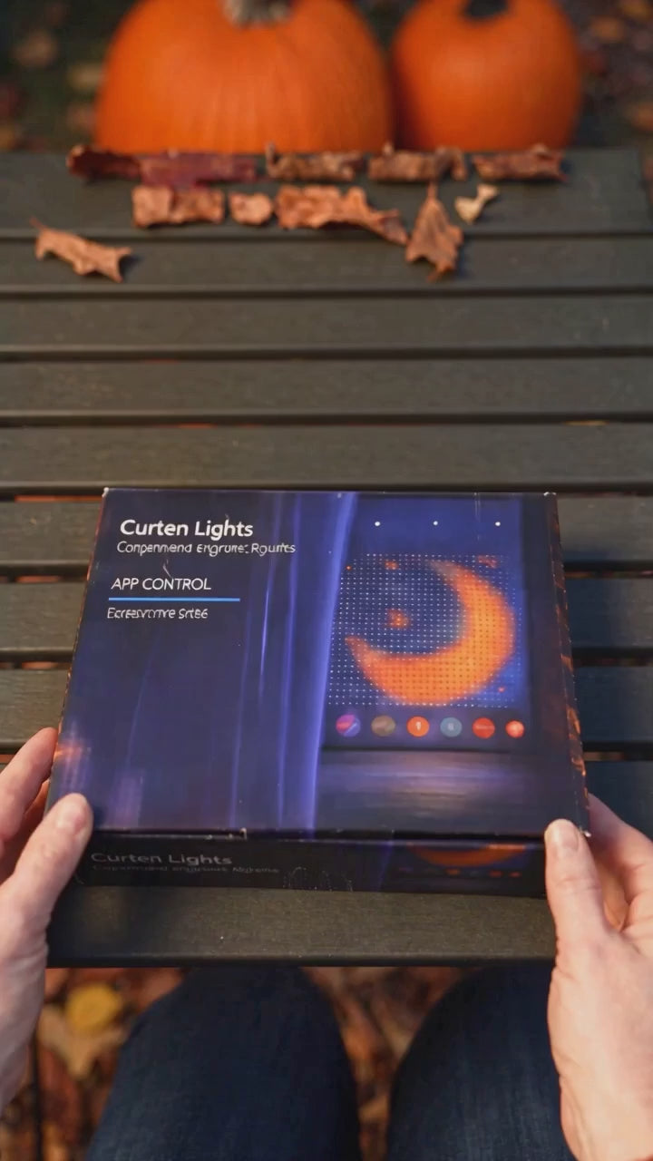 ELIER SpookyGlow — Smart LED Curtain Lights video